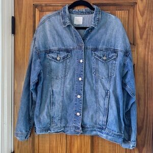 Vintage Y2K American Eagle Women’s Denim Jacket Size L